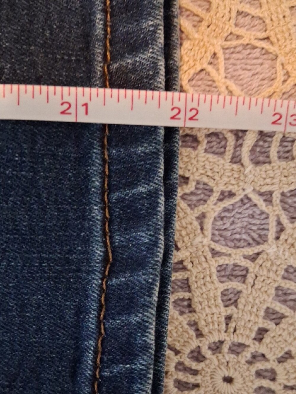 St. John's Bay navy blue denim bermuda shorts - Picture 10 of 10